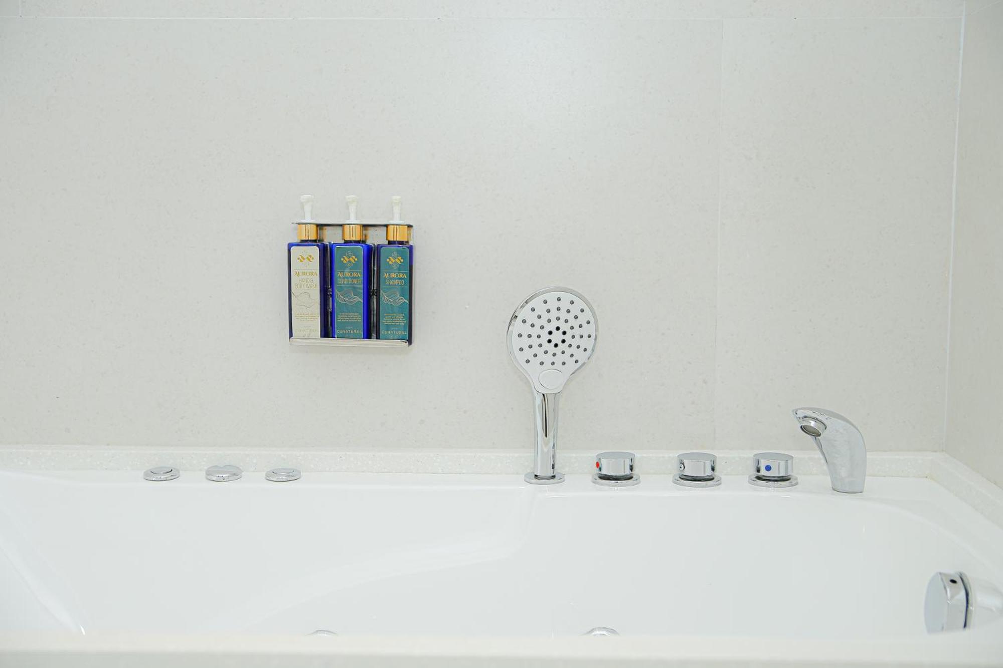 Ambiance Boutique Art Hotel Lahore Rom bilde A shower bath